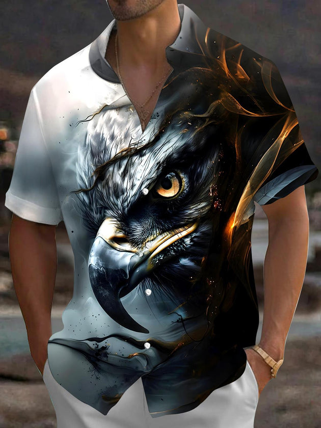 Dark Eagle Men's Pocket Short Sleeve Shirts