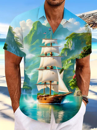men's shirt front view