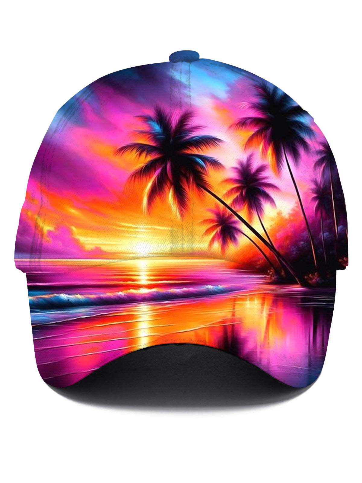 Coconut Tree Men's Print Baseball Cap