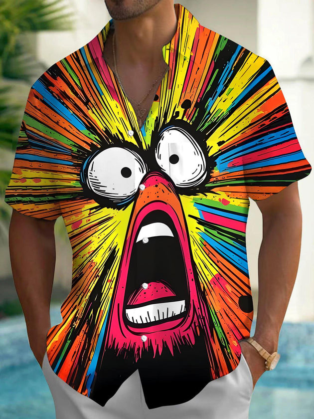 men's shirt front view