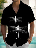 Dragonfly Men's Pocket Short Sleeve Shirts