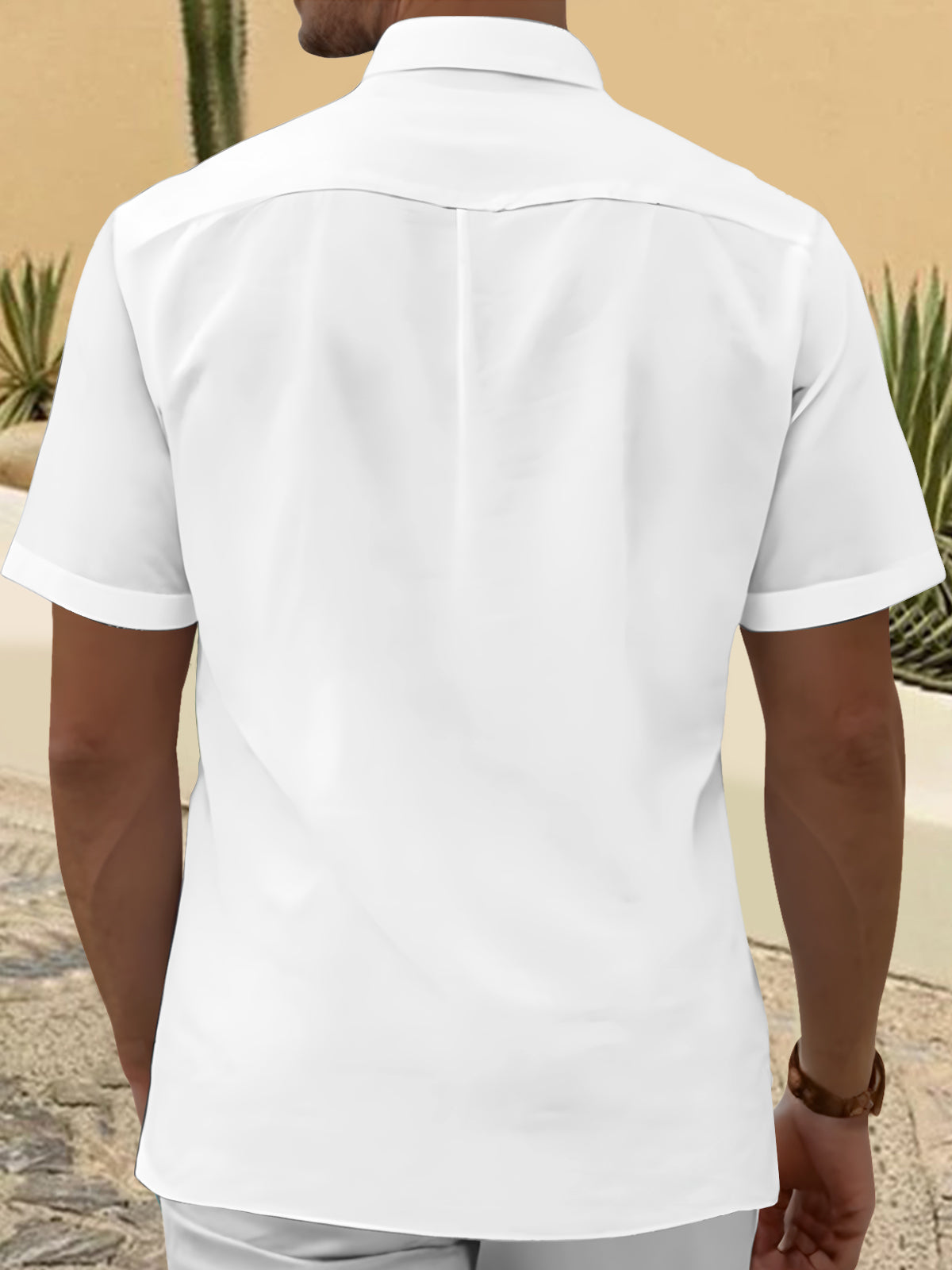 Christian Jesus Print Men's Pocket Short Sleeve Shirts