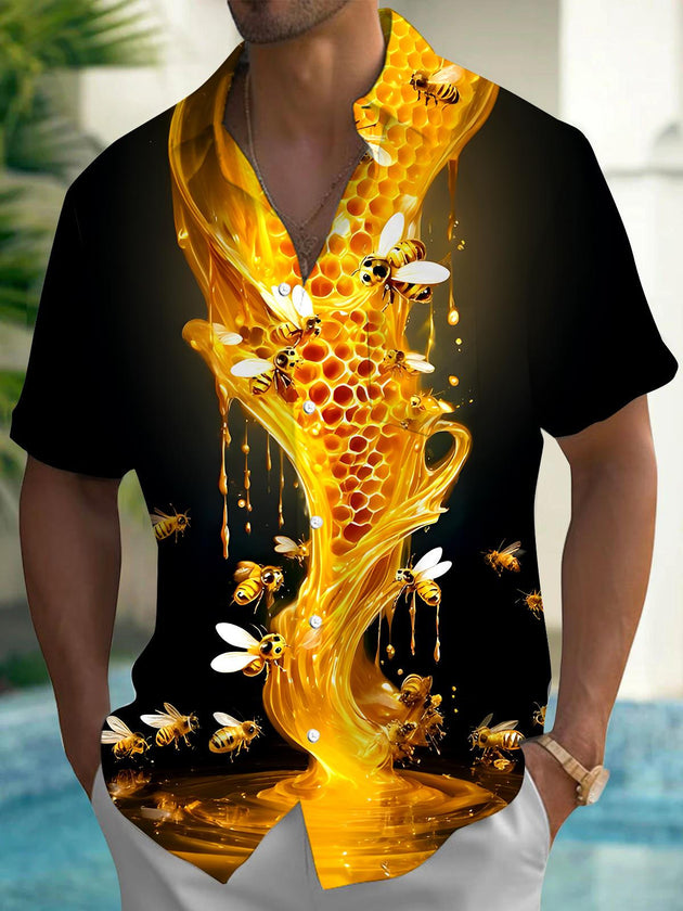 men's shirt front view