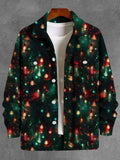 Christmas Lights Long Sleeve Men's Jacket