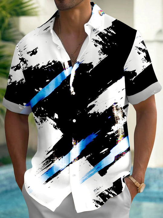 men's tie dye shirt front view