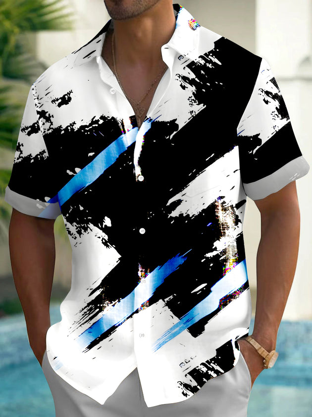 men's tie dye shirt front view