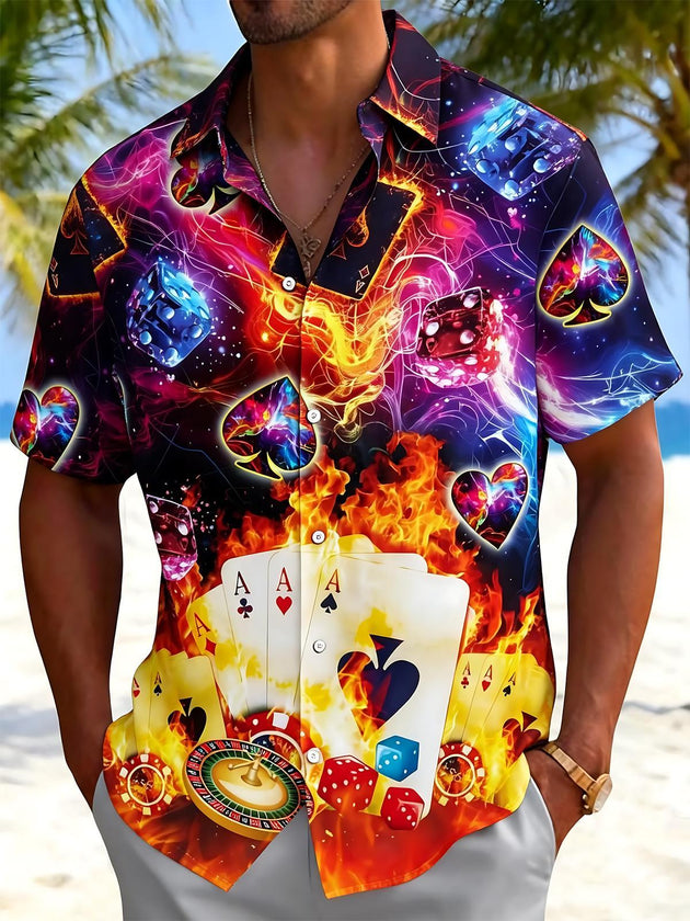 men's shirt front view
