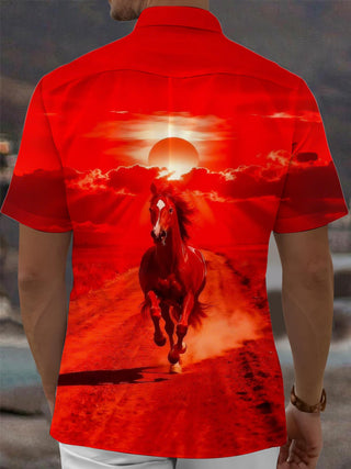 men's pocket shirt back view