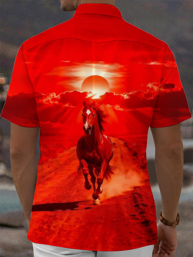 men's pocket shirt back view