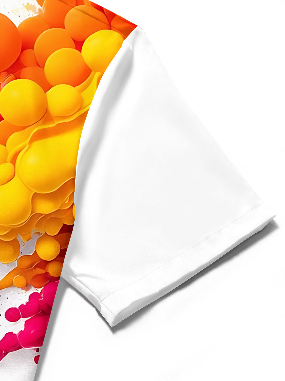 Abstract Print Men's Pocket Short Sleeve Shirts