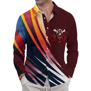 men's button up shirt Independence Day view 9