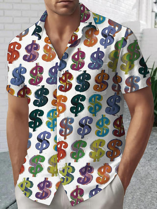 men's shirt front view