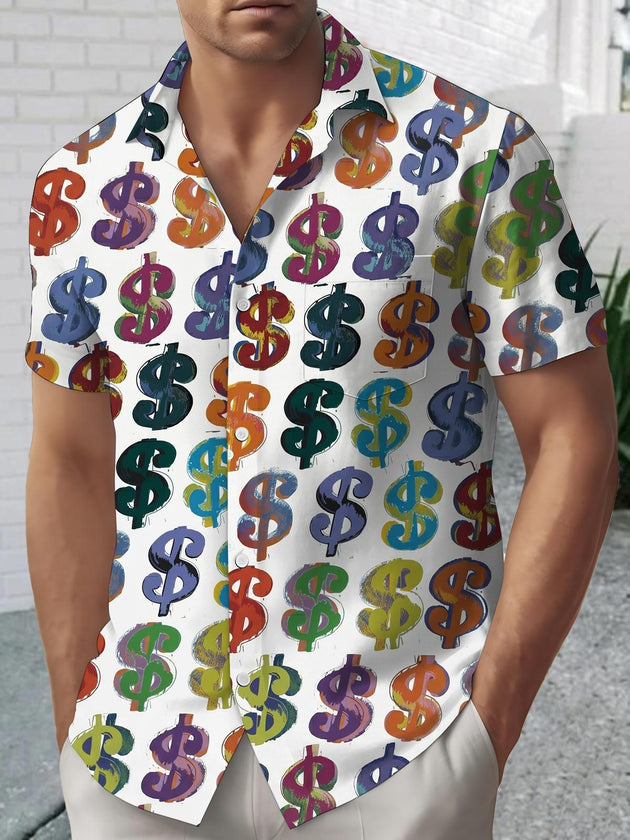 men's shirt front view