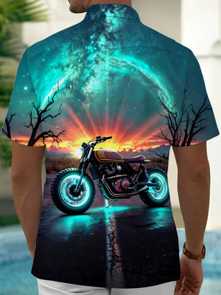 men's pocket shirt back view