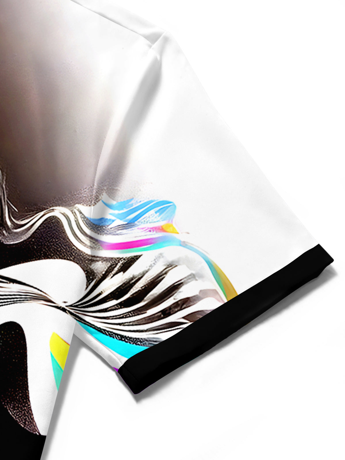 Tie Dye Abstract Men's Pocket Short Sleeve Shirts