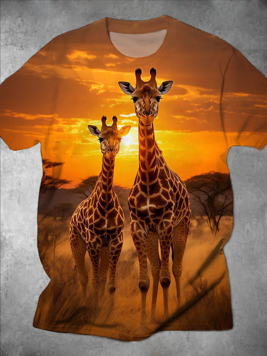 Men's graphic short sleeve t-shirt front view