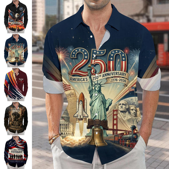 men's button down shirt back view