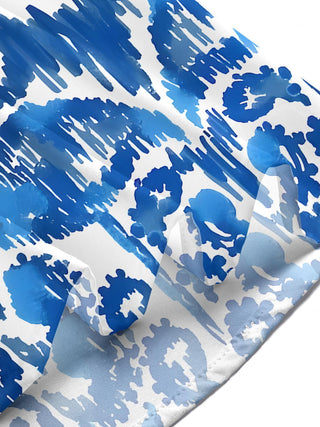 women's Hawaiian shirt close-up short sleeve