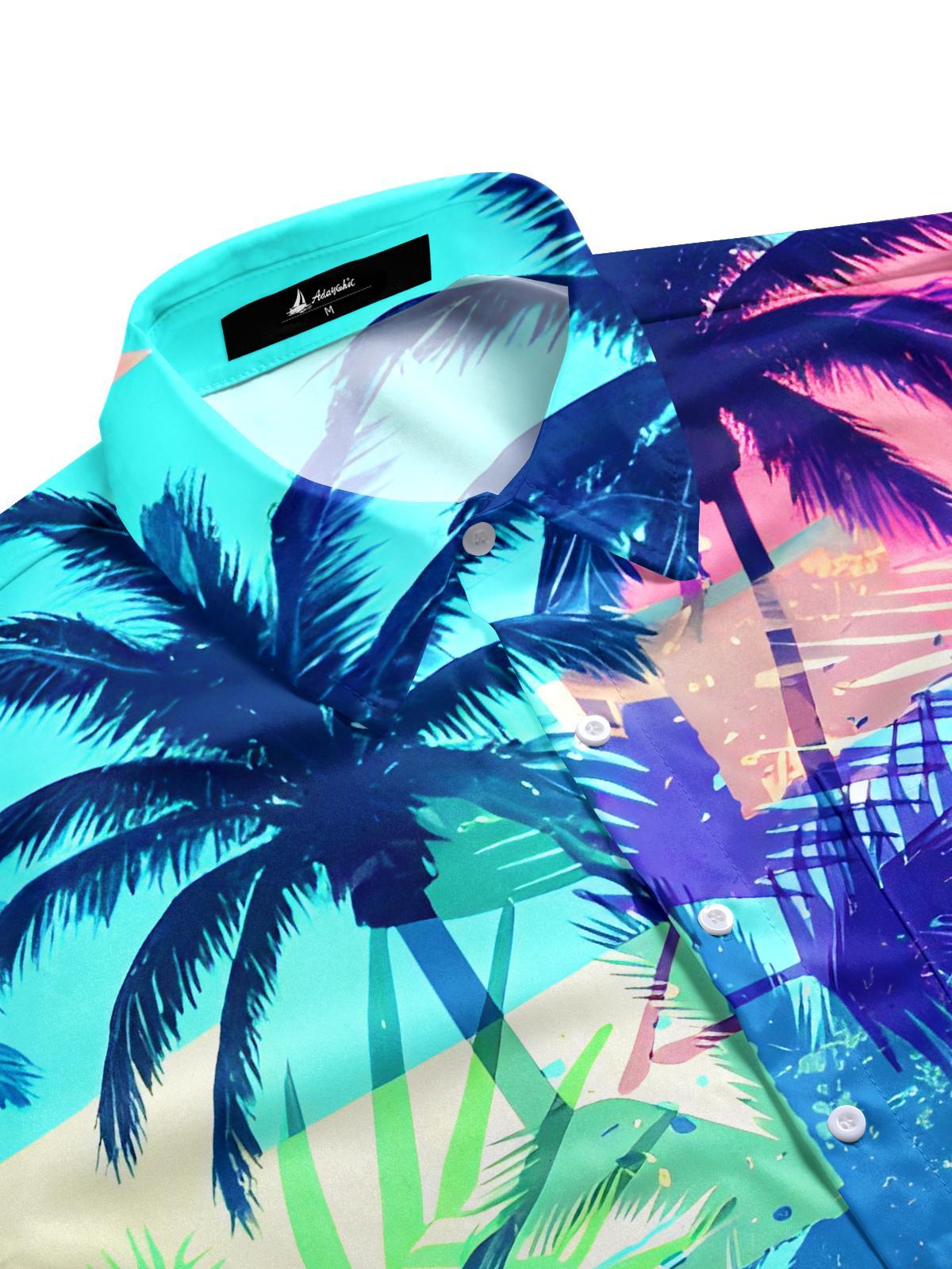 men's tropical shirt side view