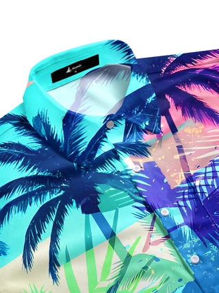 men's tropical shirt side view