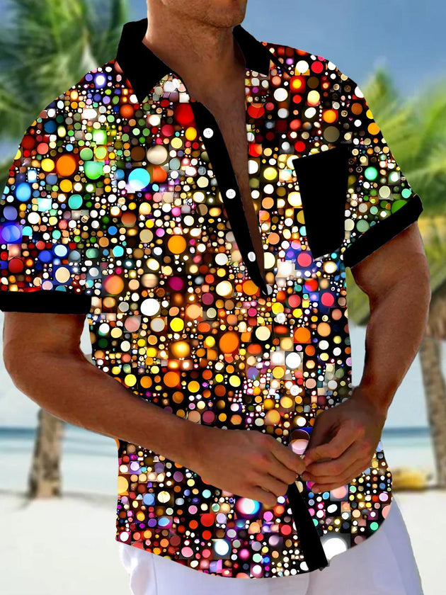 men's shirt front view