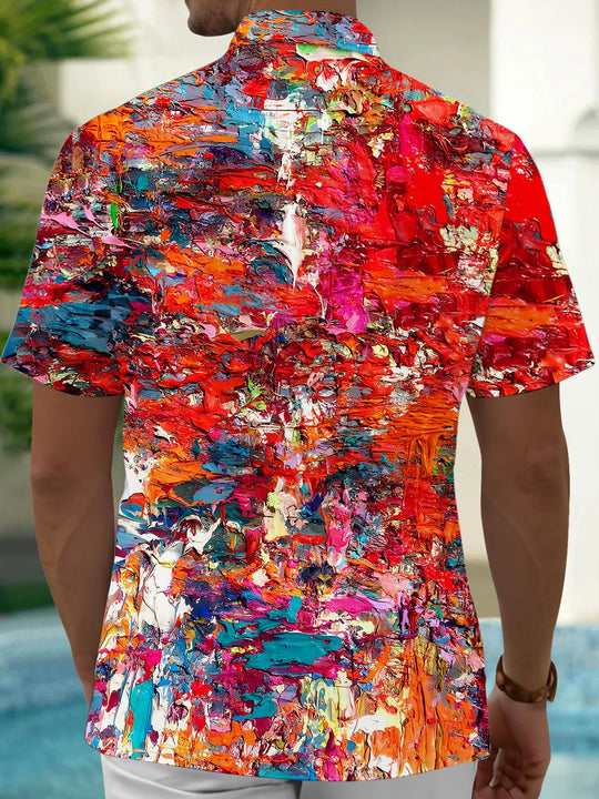 men's tye dye shirt back view
