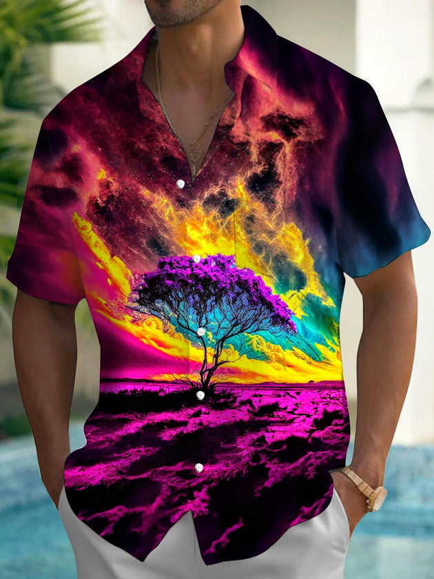 men's shirt front view