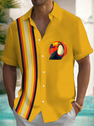 men's pocket shirt back view