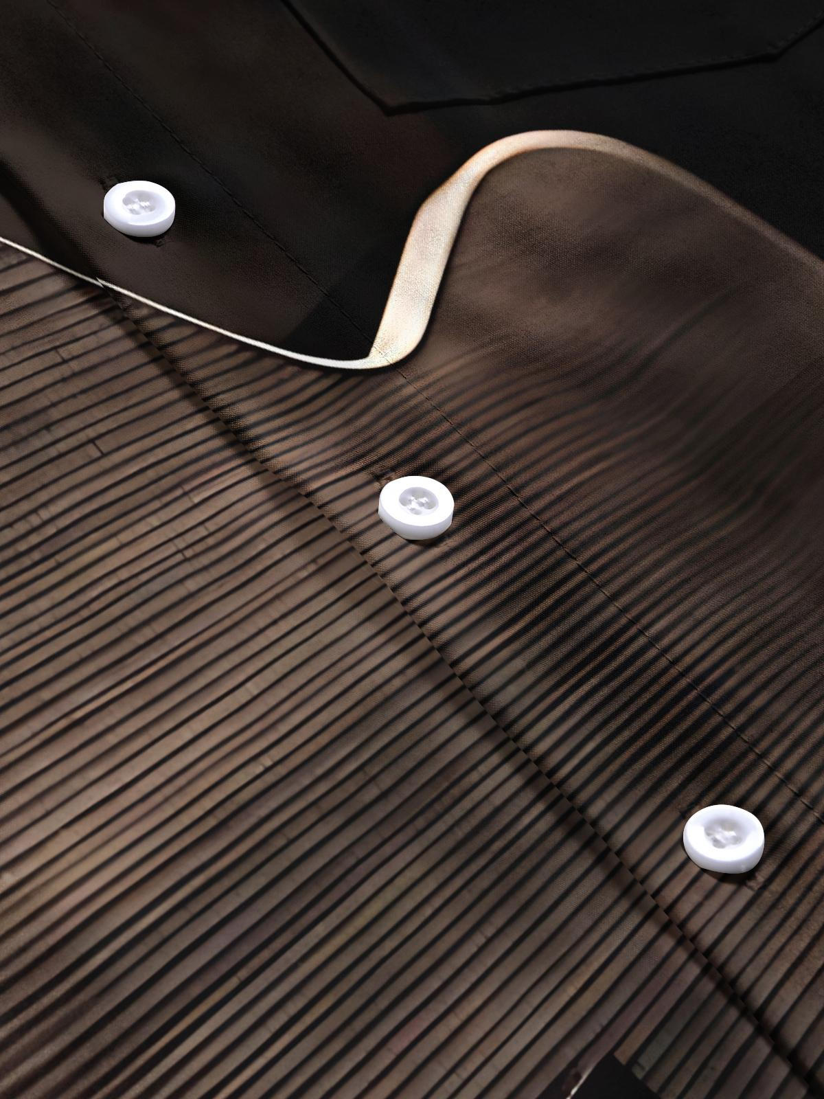 Guitar Print Men's Pocket Short Sleeve Shirts