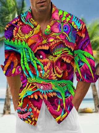 men's Halloween shirt front view costume