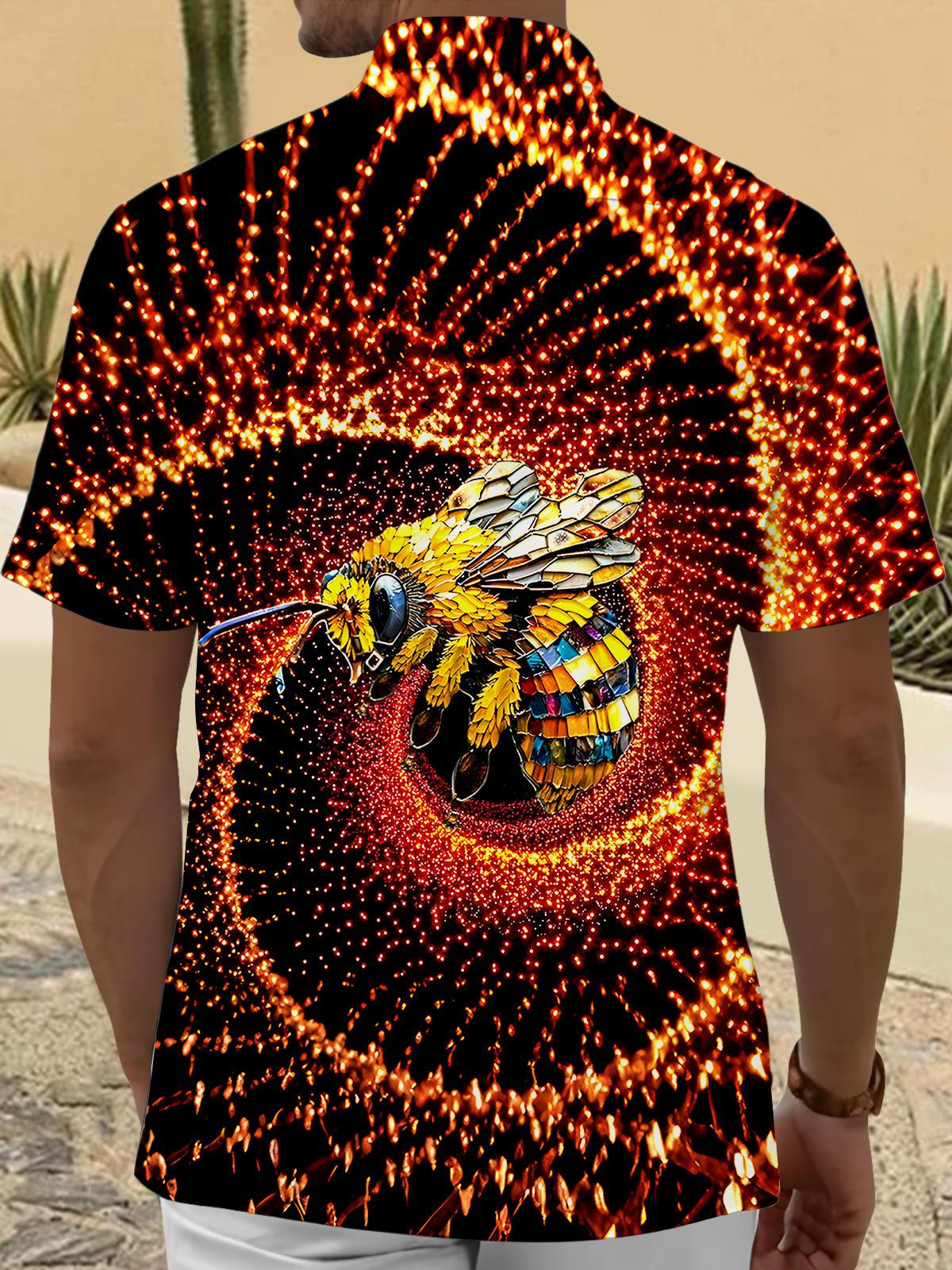 Bee Men's Pocket Short Sleeve Shirts