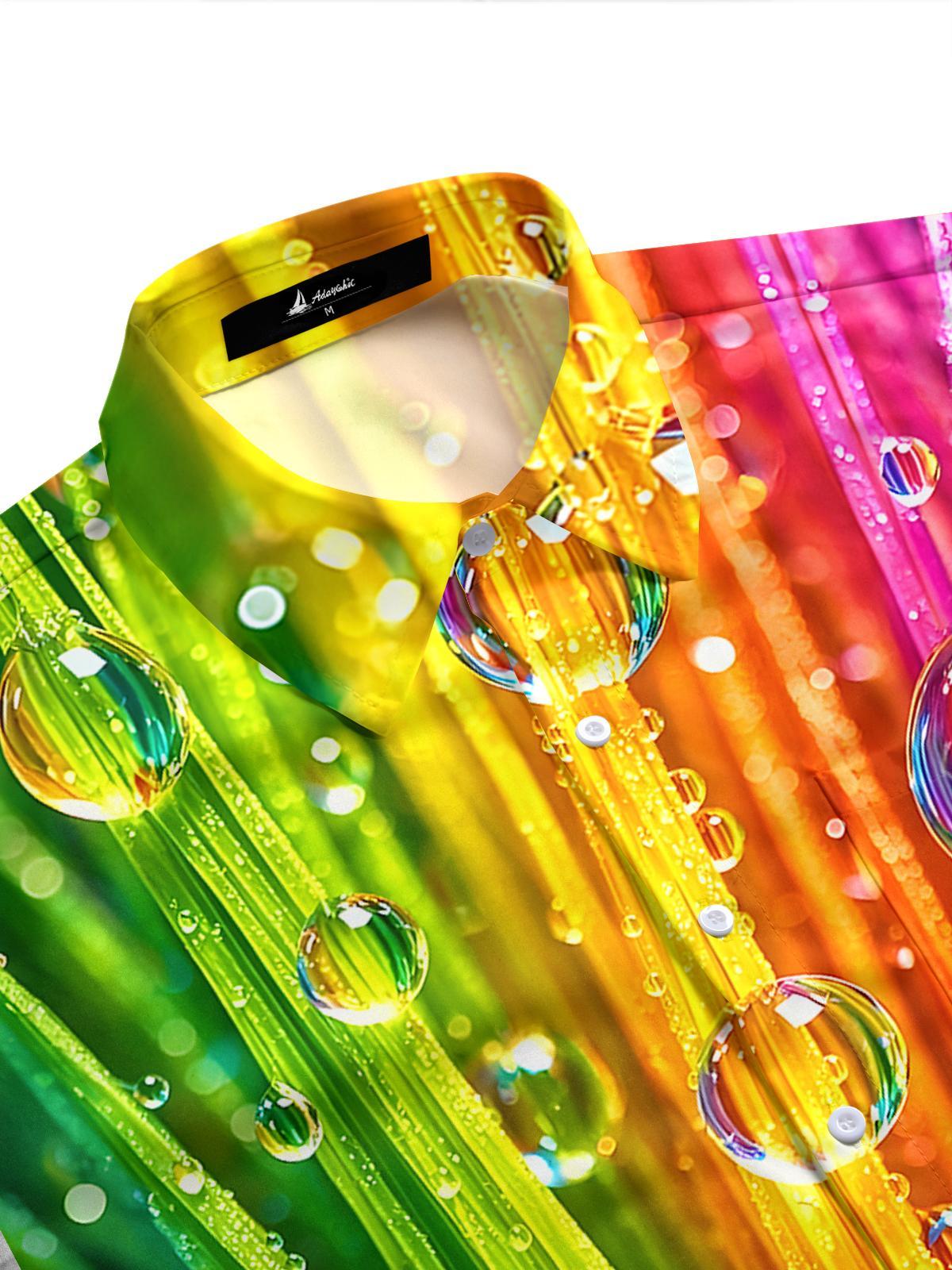 men's tropical shirt side view