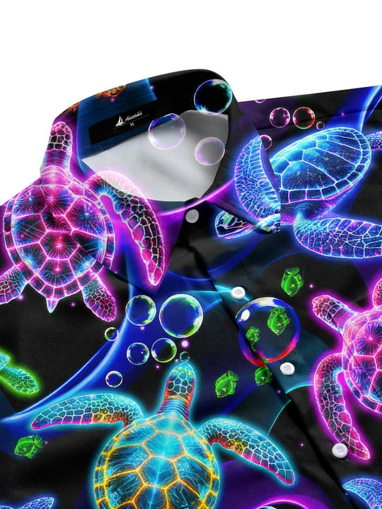 men's short sleeve shirt side view
