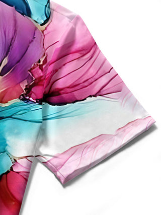 Abstract Women's Short Sleeve Shirts