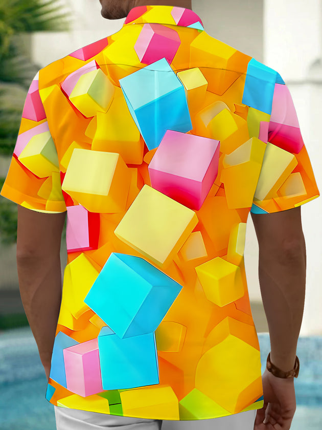 men's pocket shirt back view
