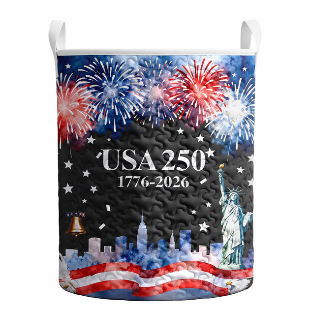 Men's red white blue star patterned shirt lifestyle scene for Independence Day vacation