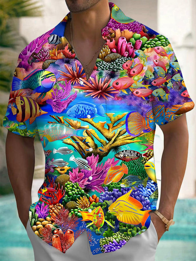 men's shirt front view