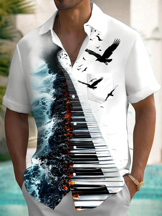 men's shirt front view