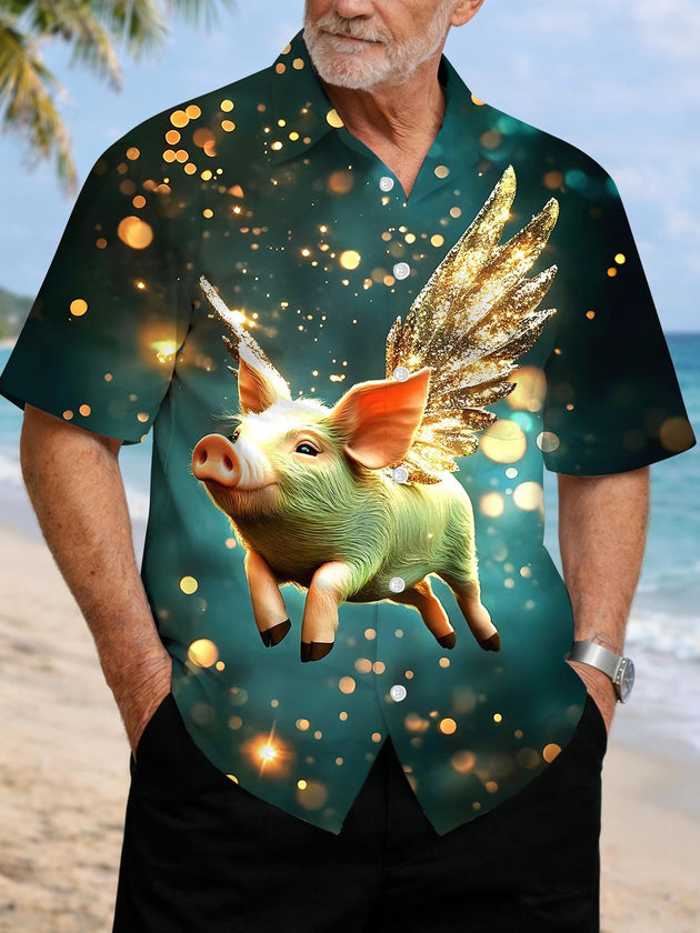 men's shirt front view