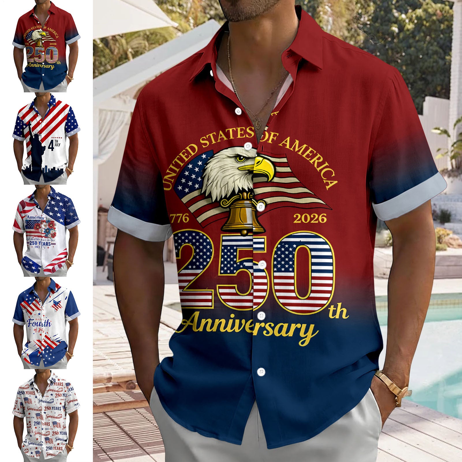 men's relaxed shirt side view