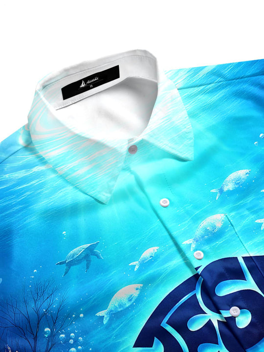men's tropical shirt side view