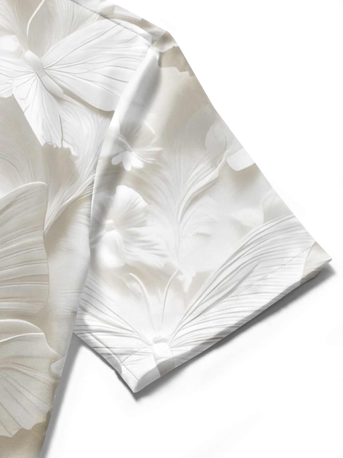 Butterfly Art Print Men's Pocket Short Sleeve Shirts