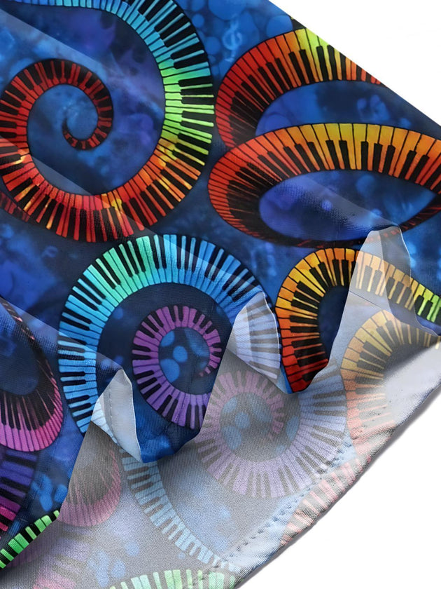 men's printed shirt summer vacation