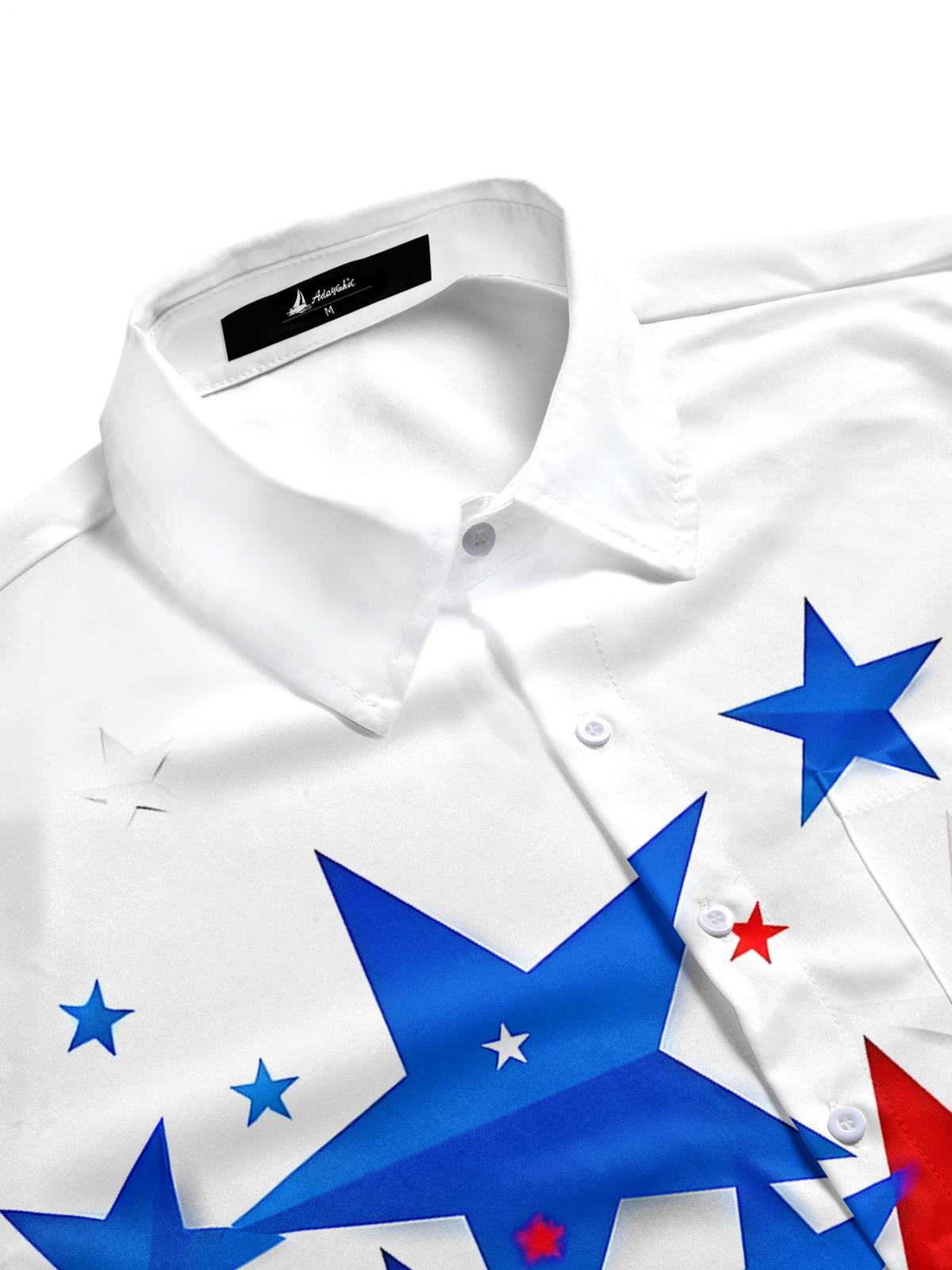 men's short sleeve shirt side view