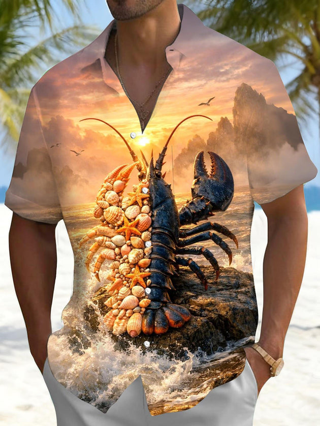 men's shirt front view
