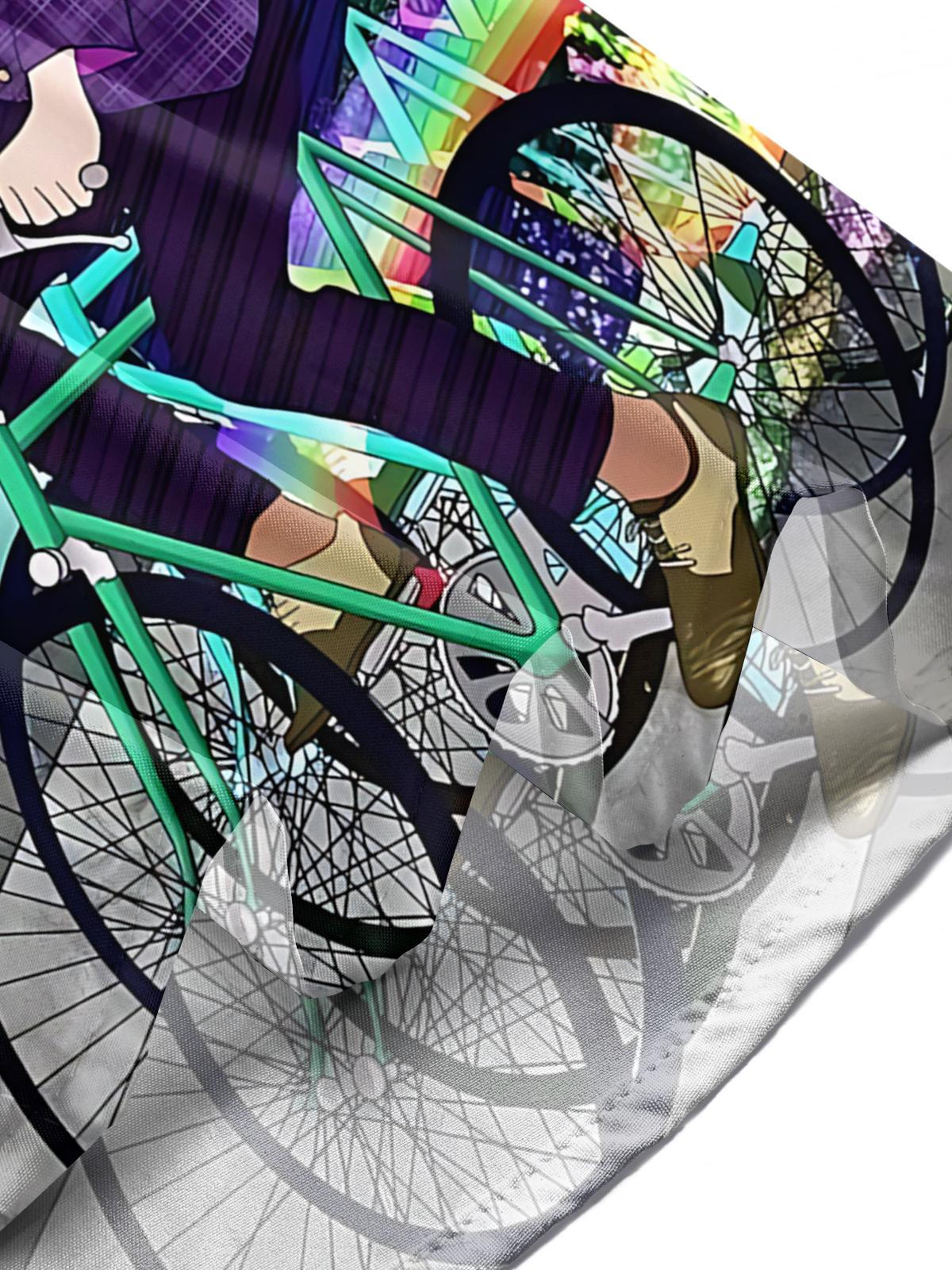 Art Print Men's Pocket Short Sleeve Shirts