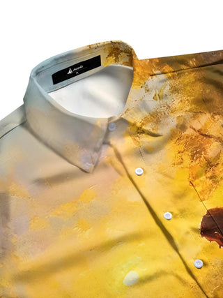 men's short sleeve shirt side view