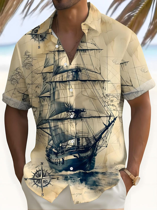 men's shirt front view