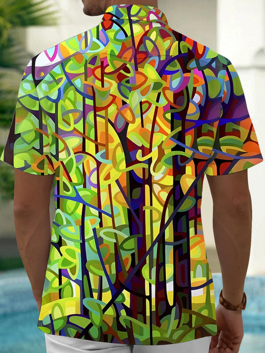 men's pocket shirt back view