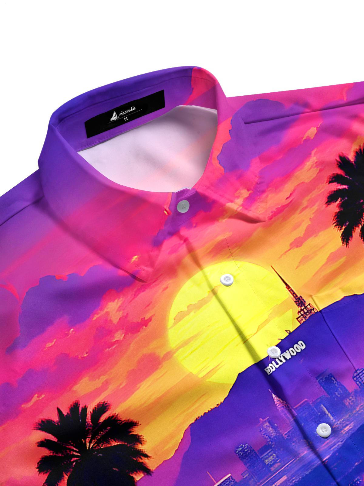 Hawaiian Hollywood Men's Pocket Short Sleeve Shirts